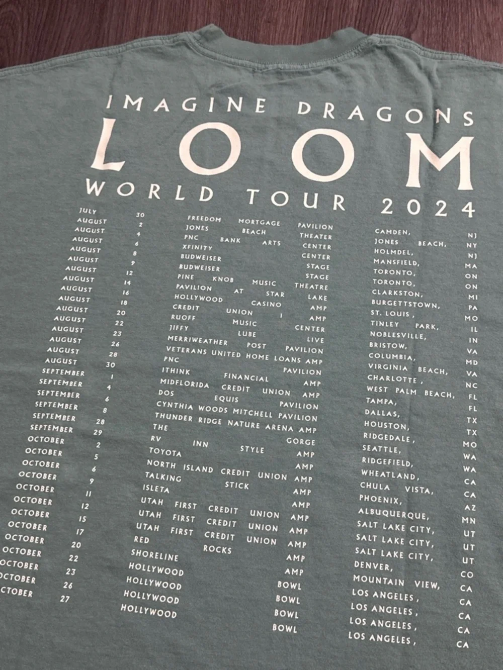 Imagine Dragons Loom World Tour Concert Tee - Picture 5 of 8